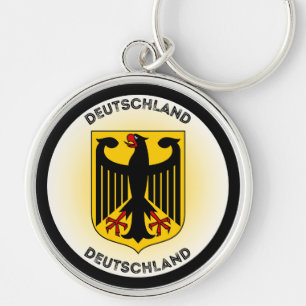 Germany Coat of Arms Circle Shape Key Ring