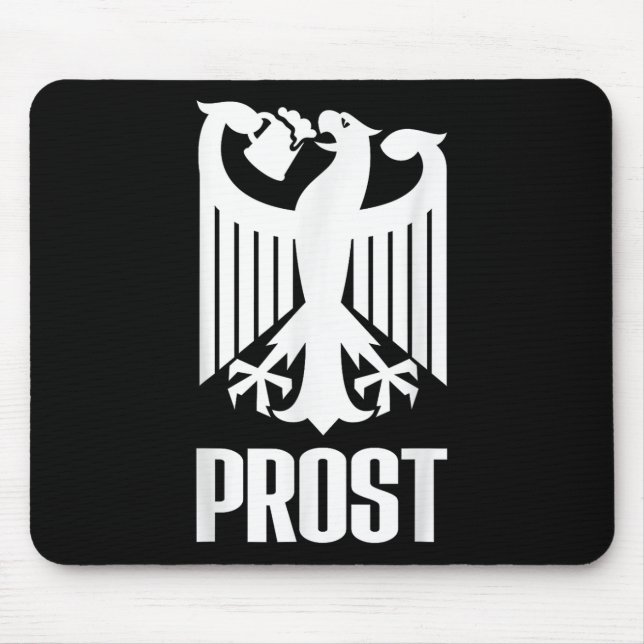 Germany Coat Of Arms Eagle Beer Prost  Mouse Mat (Front)