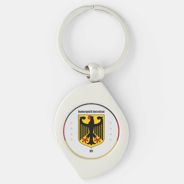 Germany Coat of Arms Key Ring (Front)