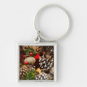 Germany, Cologne. Cologne Cathedral Christmas Key Ring