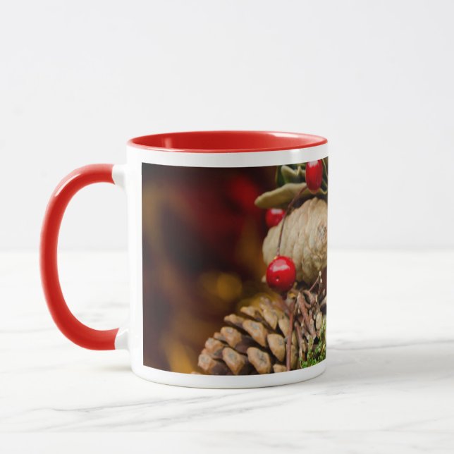 Germany, Cologne. Cologne Cathedral Christmas Mug (Left)