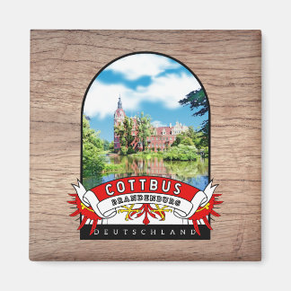 Germany Cottbus Vintage Brandenburg Magnet