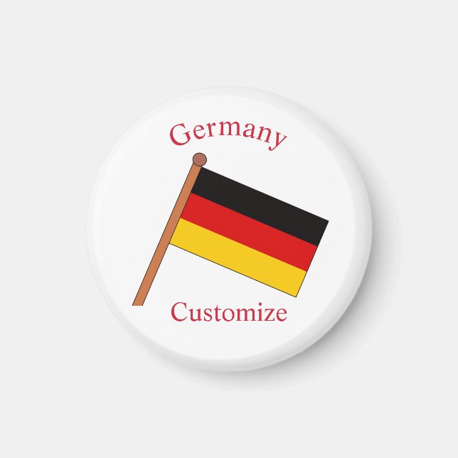 Germany Country Flag Thunder_Cove Magnet (Front)