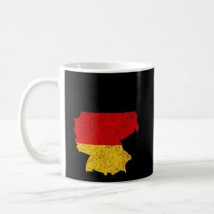 Germany Country With German Flag Hoodie Distressed Coffee Mug