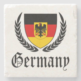 Germany Crest Stone Coaster