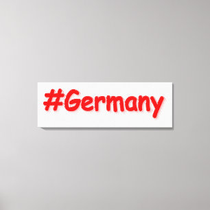 "#Germany" Cute Design. Buy Now Canvas Print