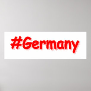"#Germany" Cute Design. Buy Now Poster