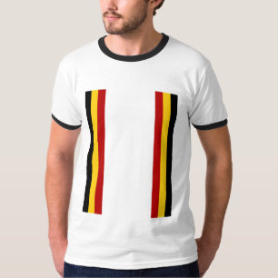 GERMANY DESIGN Black Neck Raw Shirt