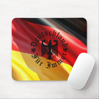 Germany/Deutschland Forever/black eagle/flag Mouse Mat
