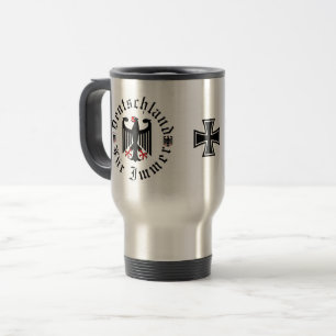 Germany/Deutschland Forever/black eagle/iron cross Travel Mug