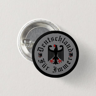 Germany/Deutschland Forever/federal black eagle 3 Cm Round Badge