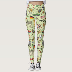 Germany Doodles Leggings