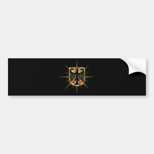 Germany Eagle badge Germany Soccer Gifts Bumper Sticker
