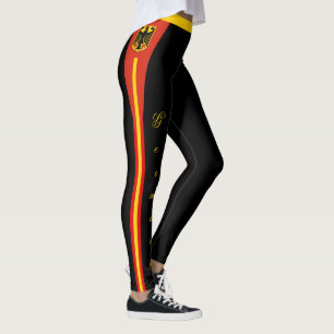 Germany fashion leggings, patriotic, German Flag Leggings
