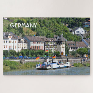 Germany: Ferry on the River Rhine Jigsaw Puzzle