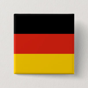 Germany Flag 15 Cm Square Badge