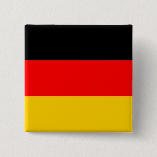 Germany Flag 15 Cm Square Badge (Front)