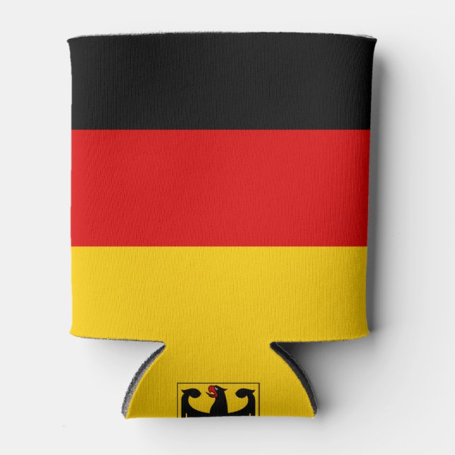 Germany Flag Alluring Patriotic Can Cooler (Front)