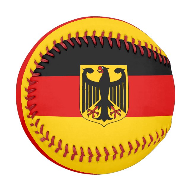 Germany Flag and Coat of Arms Patriotic Baseball (Back Right)