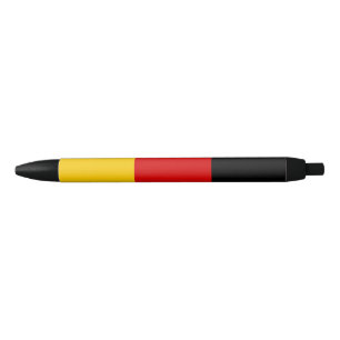 Germany flag blue ink pen