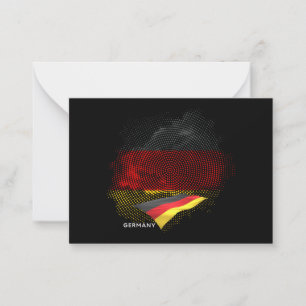 Germany flag card