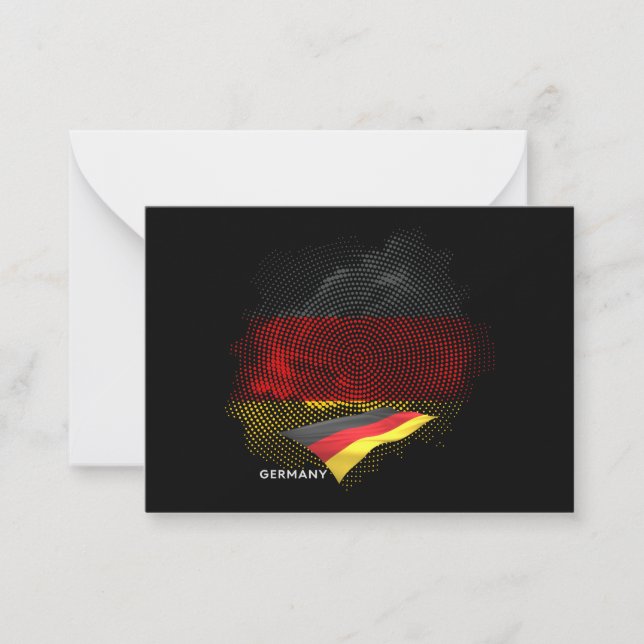 Germany flag card (Front)