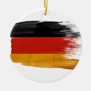 Germany Flag Ceramic Tree Decoration