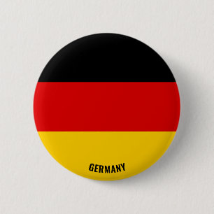 Germany Flag Charming Patriotic 6 Cm Round Badge