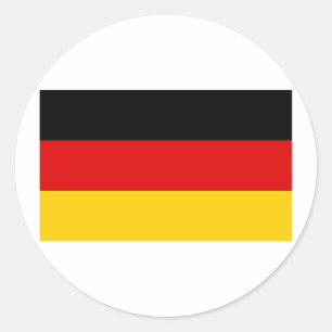 Germany Flag Classic Round Sticker