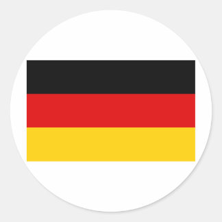 Germany Flag Classic Round Sticker