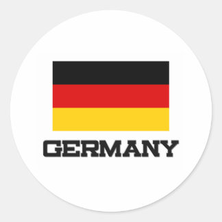 Germany Flag Classic Round Sticker