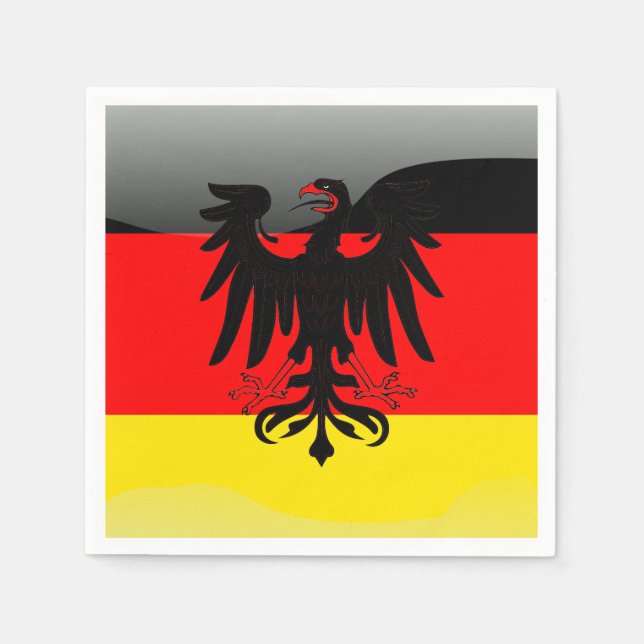 Germany flag-Coat of arms Napkin (Front)