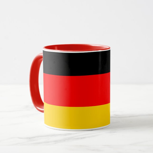 Germany Flag Coffee Mug – German Decor (Front Left)