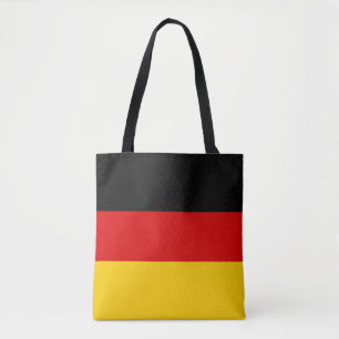 Germany Flag Colours Black Red Gold Deutsche Flagg Tote Bag