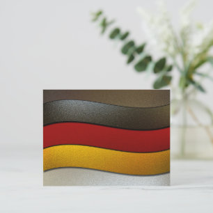 Germany Flag Colours-Chrome by Shirley Taylor Postcard