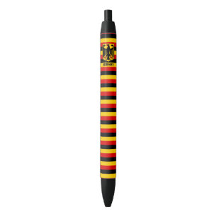 Germany Flag Cute Patriotic Black Ink Pen