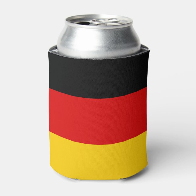 Germany Flag Deutschland Patriotic German Can Cooler (Can Front)