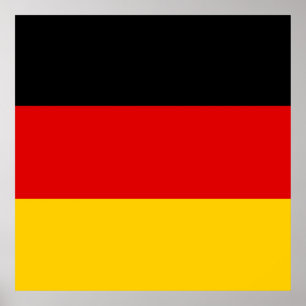 Germany flag - Deutschland Poster