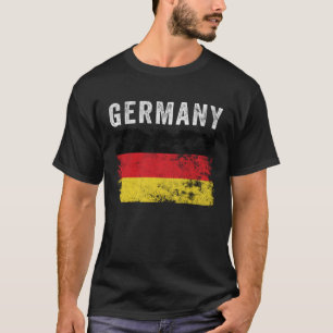 Germany Flag Distressed  Men Women Kids  German Fl T-Shirt