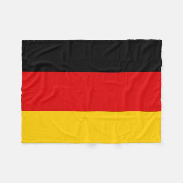 Germany Flag Fleece Blanket (Front (Horizontal))