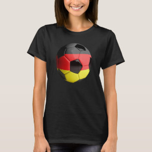 Germany Flag Football Soccer Ball T-Shirt