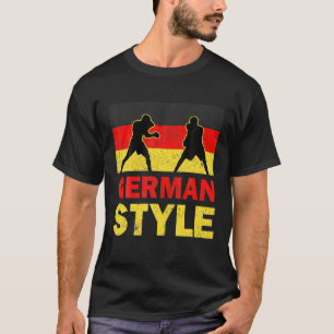 Germany Flag German Boxing Club Vintage T-Shirt