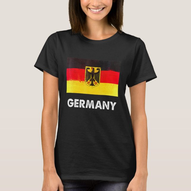 Germany Flag German T-Shirt (Front)