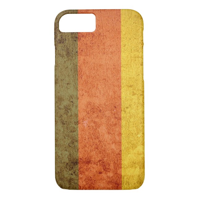 Germany Flag - Grunge Case-Mate iPhone Case (Back)