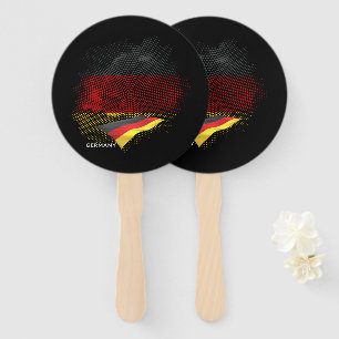 Germany flag hand fan