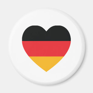Germany Flag Heart Fridge Magnet