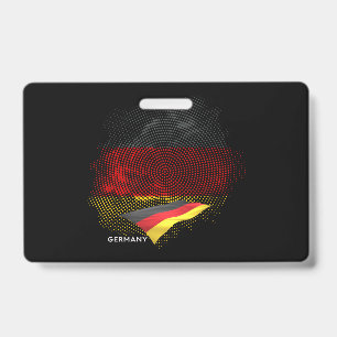 Germany flag ID badge