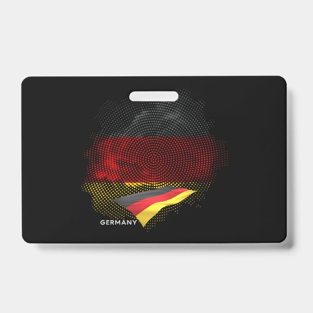 Germany flag ID badge (Front)