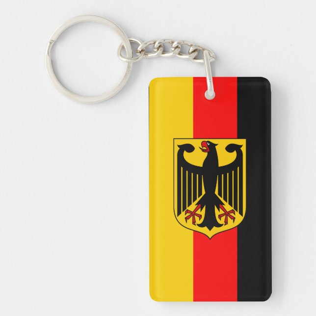 Germany Flag Key Ring (Front)
