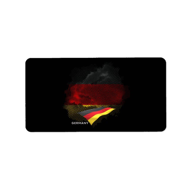 Germany flag label (Front)